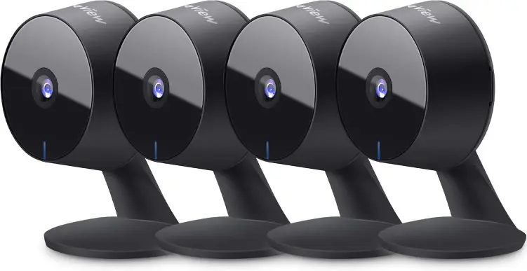 LaVIEW® 4PCS 1080P INDOOR SECURITY CAMERA